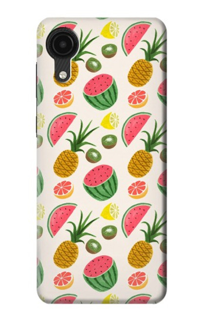 W3883 Fruit Pattern Funda Carcasa Case y Caso Del Tirón Funda para Samsung Galaxy A03 Core