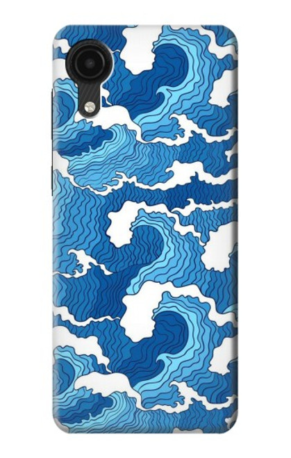 W3901 Aesthetic Storm Ocean Waves Funda Carcasa Case y Caso Del Tirón Funda para Samsung Galaxy A03 Core