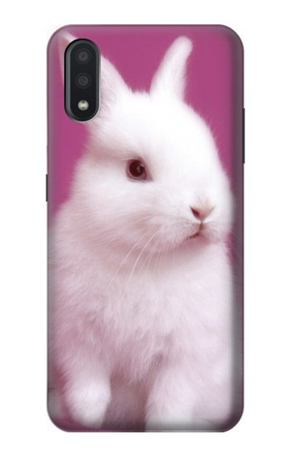 W3870 Cute Baby Bunny Funda Carcasa Case y Caso Del Tirón Funda para Samsung Galaxy A01