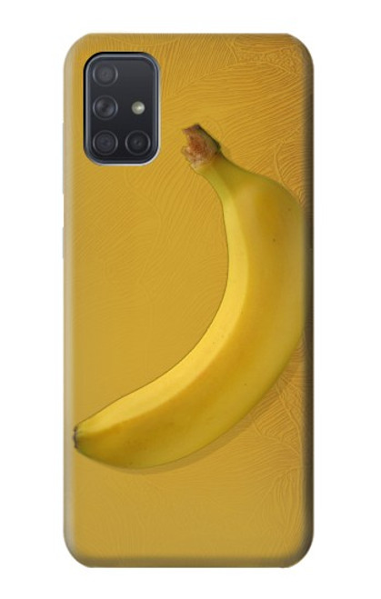 W3872 Banana Funda Carcasa Case y Caso Del Tirón Funda para Samsung Galaxy A71