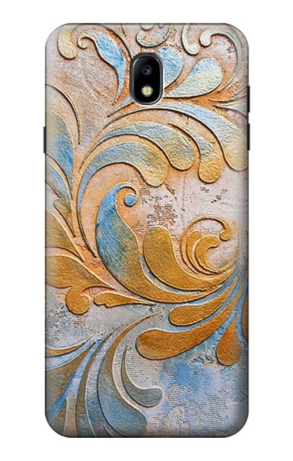 W3875 Canvas Vintage Rugs Funda Carcasa Case y Caso Del Tirón Funda para Samsung Galaxy J7 (2018), J7 Aero, J7 Top, J7 Aura, J7 Crown, J7 Refine, J7 Eon, J7 V 2nd Gen, J7 Star