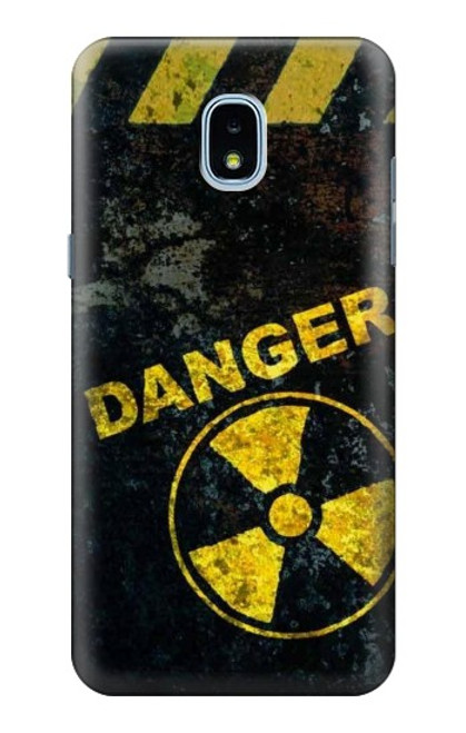 W3891 Nuclear Hazard Danger Funda Carcasa Case y Caso Del Tirón Funda para Samsung Galaxy J3 (2018), J3 Star, J3 V 3rd Gen, J3 Orbit, J3 Achieve, Express Prime 3, Amp Prime 3