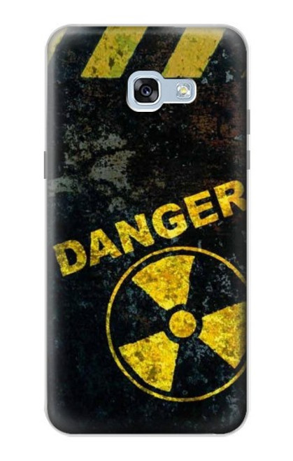 W3891 Nuclear Hazard Danger Funda Carcasa Case y Caso Del Tirón Funda para Samsung Galaxy A5 (2017)