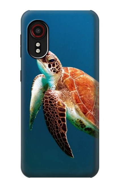 W3899 Sea Turtle Funda Carcasa Case y Caso Del Tirón Funda para Samsung Galaxy Xcover 5