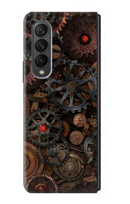 W3884 Steampunk Mechanical Gears Funda Carcasa Case y Caso Del Tirón Funda para Samsung Galaxy Z Fold 3 5G