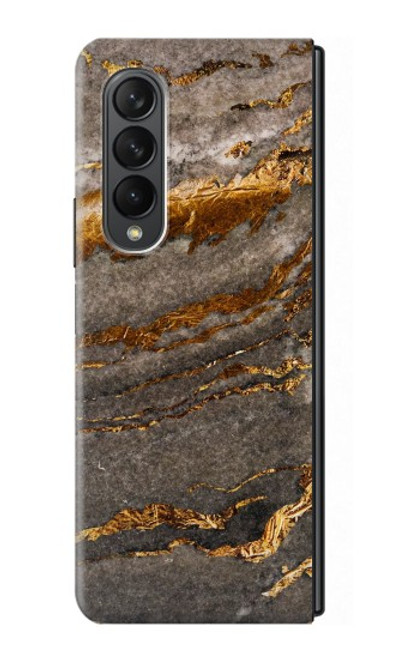 W3886 Gray Marble Rock Funda Carcasa Case y Caso Del Tirón Funda para Samsung Galaxy Z Fold 3 5G