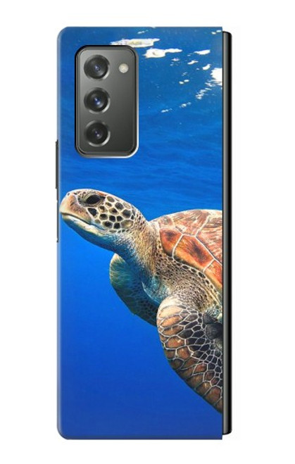 W3898 Sea Turtle Funda Carcasa Case y Caso Del Tirón Funda para Samsung Galaxy Z Fold2 5G