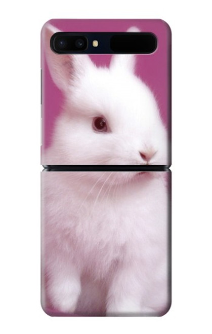 W3870 Cute Baby Bunny Funda Carcasa Case y Caso Del Tirón Funda para Samsung Galaxy Z Flip 5G