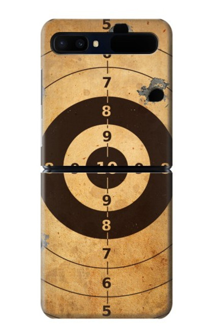 W3894 Paper Gun Shooting Target Funda Carcasa Case y Caso Del Tirón Funda para Samsung Galaxy Z Flip 5G