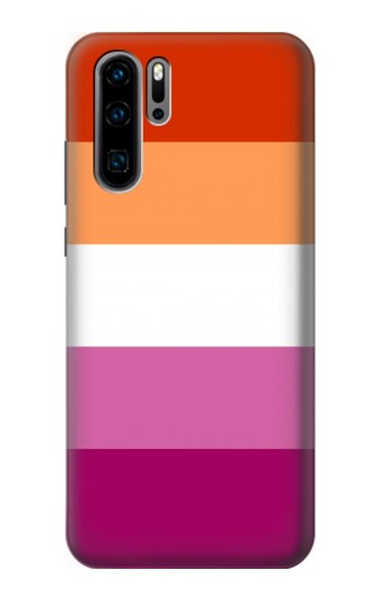 W3887 Lesbian Pride Flag Funda Carcasa Case y Caso Del Tirón Funda para Huawei P30 Pro