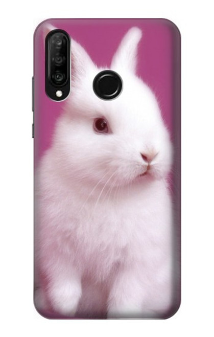 W3870 Cute Baby Bunny Funda Carcasa Case y Caso Del Tirón Funda para Huawei P30 lite