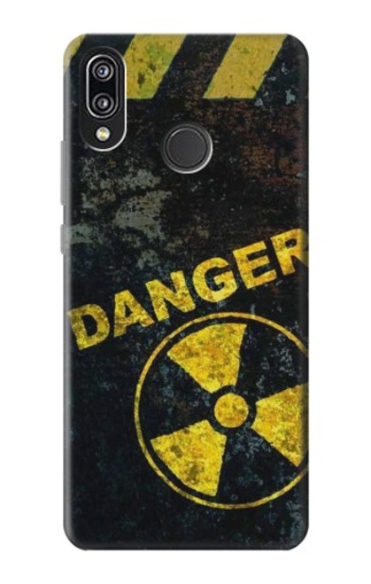 W3891 Nuclear Hazard Danger Funda Carcasa Case y Caso Del Tirón Funda para Huawei P20 Lite