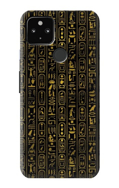 W3869 Ancient Egyptian Hieroglyphic Funda Carcasa Case y Caso Del Tirón Funda para Google Pixel 4a 5G