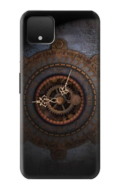 W3908 Vintage Clock Funda Carcasa Case y Caso Del Tirón Funda para Google Pixel 4