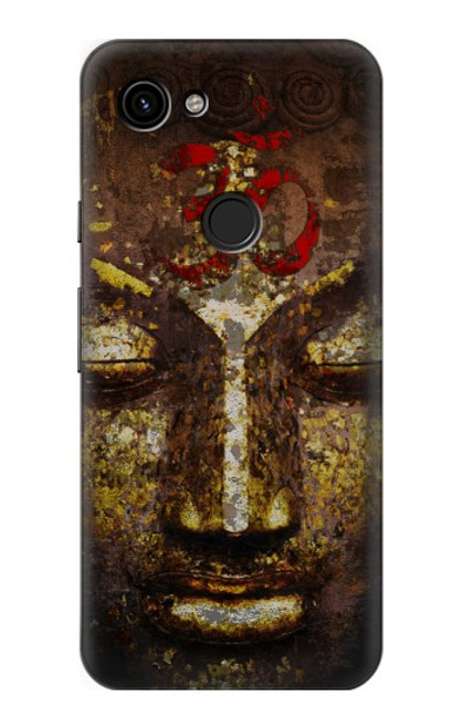 W3874 Buddha Face Ohm Symbol Funda Carcasa Case y Caso Del Tirón Funda para Google Pixel 3a