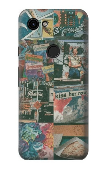 W3909 Vintage Poster Funda Carcasa Case y Caso Del Tirón Funda para Google Pixel 3a