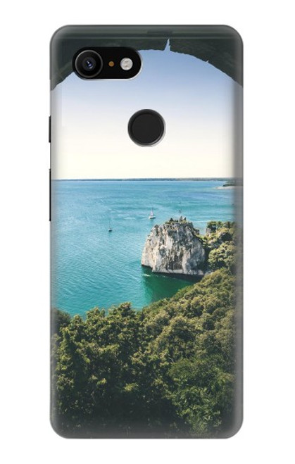 W3865 Europe Duino Beach Italy Funda Carcasa Case y Caso Del Tirón Funda para Google Pixel 3