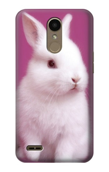 W3870 Cute Baby Bunny Funda Carcasa Case y Caso Del Tirón Funda para LG K10 (2018), LG K30