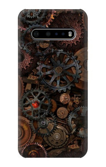 W3884 Steampunk Mechanical Gears Funda Carcasa Case y Caso Del Tirón Funda para LG V60 ThinQ 5G