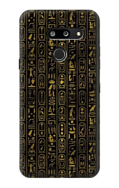 W3869 Ancient Egyptian Hieroglyphic Funda Carcasa Case y Caso Del Tirón Funda para LG G8 ThinQ