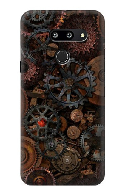 W3884 Steampunk Mechanical Gears Funda Carcasa Case y Caso Del Tirón Funda para LG G8 ThinQ