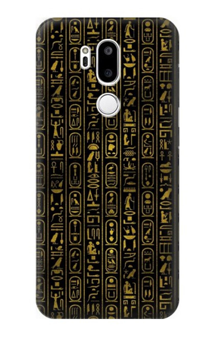W3869 Ancient Egyptian Hieroglyphic Funda Carcasa Case y Caso Del Tirón Funda para LG G7 ThinQ