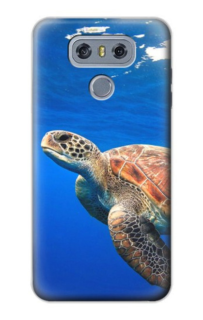 W3898 Sea Turtle Funda Carcasa Case y Caso Del Tirón Funda para LG G6