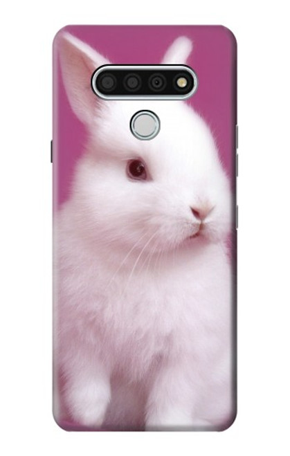 W3870 Cute Baby Bunny Funda Carcasa Case y Caso Del Tirón Funda para LG Stylo 6