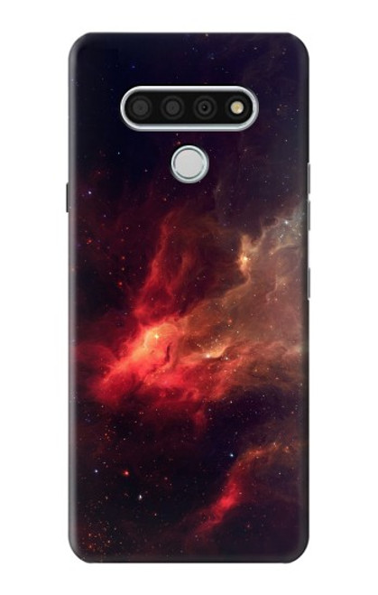 W3897 Red Nebula Space Funda Carcasa Case y Caso Del Tirón Funda para LG Stylo 6