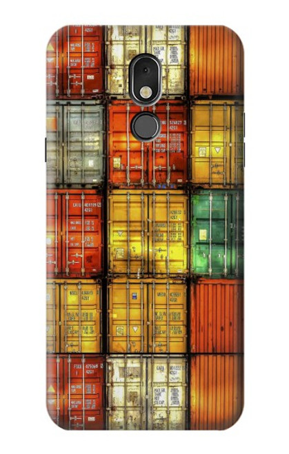 W3861 Colorful Container Block Funda Carcasa Case y Caso Del Tirón Funda para LG Stylo 5