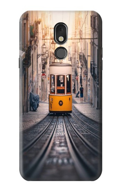 W3867 Trams in Lisbon Funda Carcasa Case y Caso Del Tirón Funda para LG Stylo 5