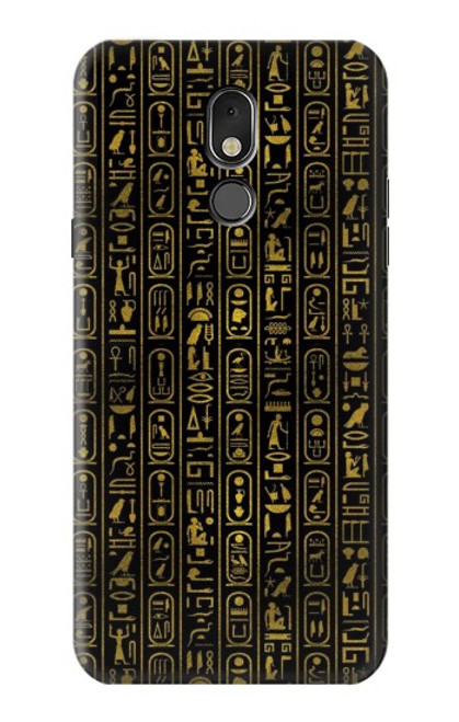 W3869 Ancient Egyptian Hieroglyphic Funda Carcasa Case y Caso Del Tirón Funda para LG Stylo 5