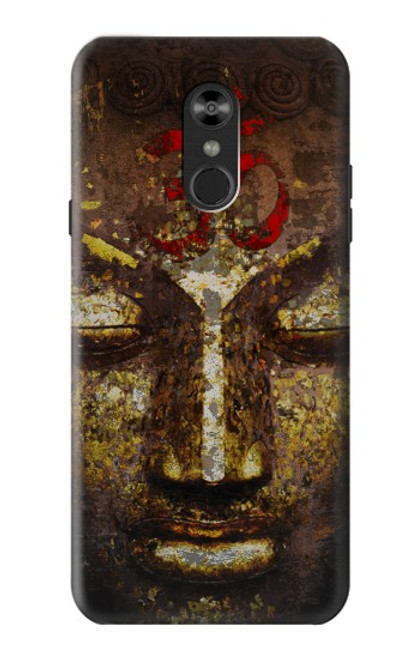 W3874 Buddha Face Ohm Symbol Funda Carcasa Case y Caso Del Tirón Funda para LG Q Stylo 4, LG Q Stylus