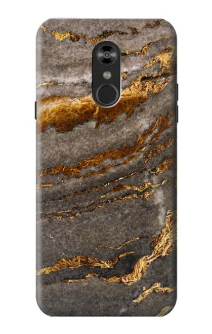 W3886 Gray Marble Rock Funda Carcasa Case y Caso Del Tirón Funda para LG Q Stylo 4, LG Q Stylus