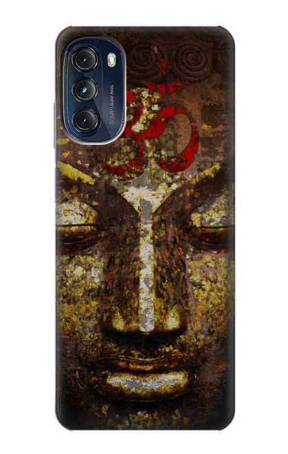 W3874 Buddha Face Ohm Symbol Funda Carcasa Case y Caso Del Tirón Funda para Motorola Moto G (2022)