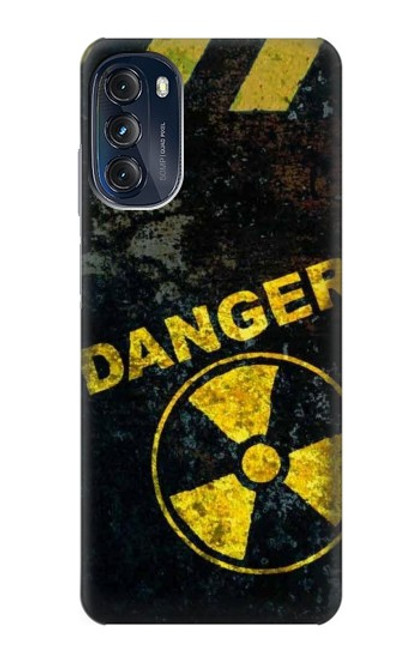 W3891 Nuclear Hazard Danger Funda Carcasa Case y Caso Del Tirón Funda para Motorola Moto G (2022)