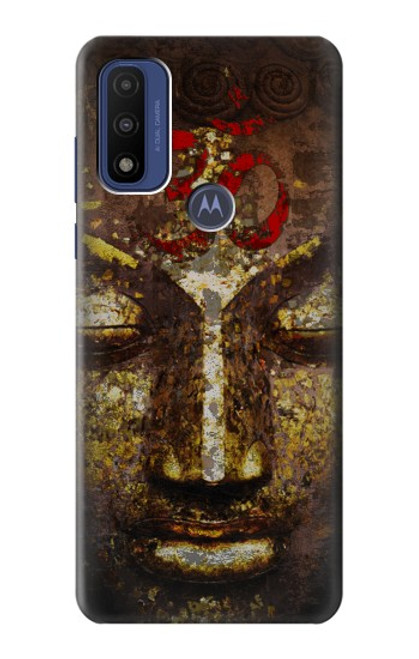 W3874 Buddha Face Ohm Symbol Funda Carcasa Case y Caso Del Tirón Funda para Motorola G Pure