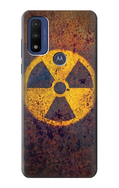 W3892 Nuclear Hazard Funda Carcasa Case y Caso Del Tirón Funda para Motorola G Pure