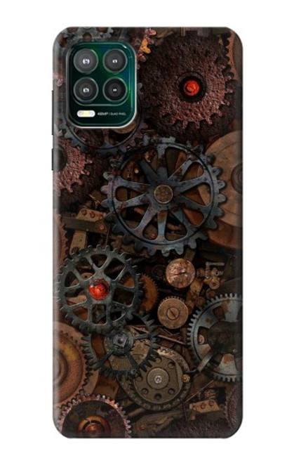 W3884 Steampunk Mechanical Gears Funda Carcasa Case y Caso Del Tirón Funda para Motorola Moto G Stylus 5G