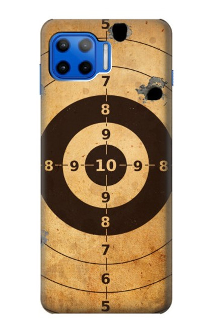 W3894 Paper Gun Shooting Target Funda Carcasa Case y Caso Del Tirón Funda para Motorola Moto G 5G Plus