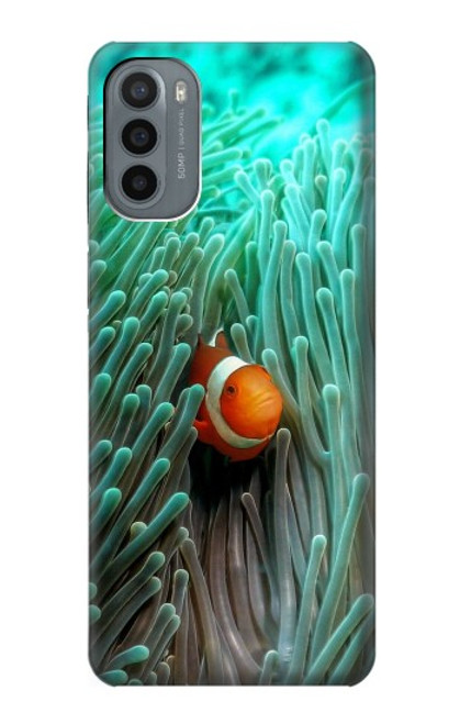 W3893 Ocellaris clownfish Funda Carcasa Case y Caso Del Tirón Funda para Motorola Moto G31