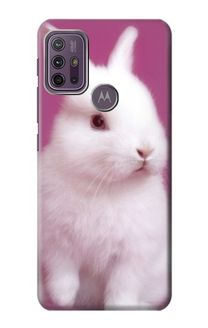 W3870 Cute Baby Bunny Funda Carcasa Case y Caso Del Tirón Funda para Motorola Moto G10 Power