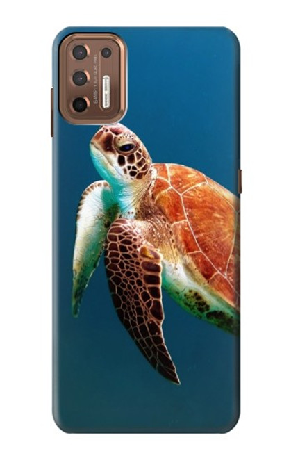 W3899 Sea Turtle Funda Carcasa Case y Caso Del Tirón Funda para Motorola Moto G9 Plus