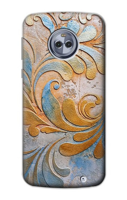 W3875 Canvas Vintage Rugs Funda Carcasa Case y Caso Del Tirón Funda para Motorola Moto X4