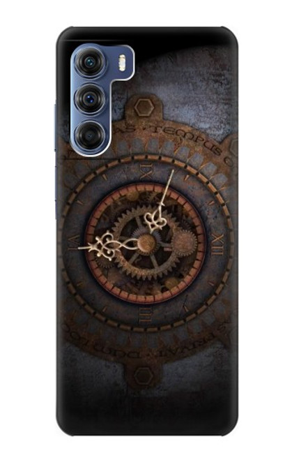 W3908 Vintage Clock Funda Carcasa Case y Caso Del Tirón Funda para Motorola Edge S30