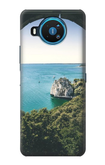 W3865 Europe Duino Beach Italy Funda Carcasa Case y Caso Del Tirón Funda para Nokia 8.3 5G