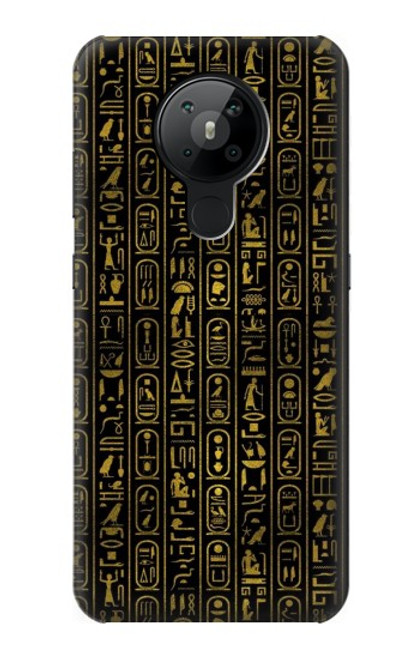 W3869 Ancient Egyptian Hieroglyphic Funda Carcasa Case y Caso Del Tirón Funda para Nokia 5.3