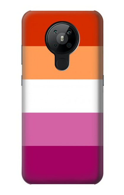 W3887 Lesbian Pride Flag Funda Carcasa Case y Caso Del Tirón Funda para Nokia 5.3