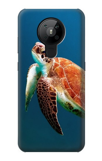 W3899 Sea Turtle Funda Carcasa Case y Caso Del Tirón Funda para Nokia 5.3