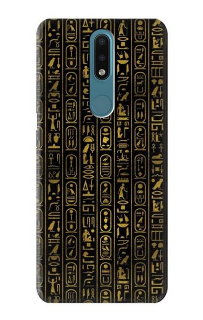 W3869 Ancient Egyptian Hieroglyphic Funda Carcasa Case y Caso Del Tirón Funda para Nokia 2.4